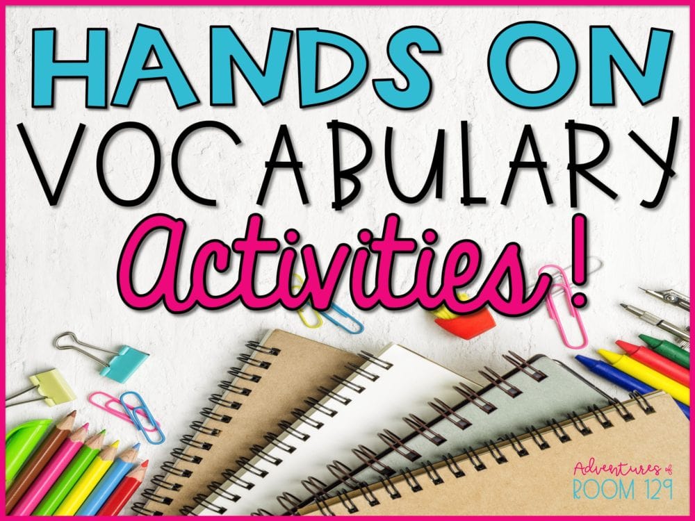 Vocabulary Games: Hands on Activities for Any Vocabulary Word List