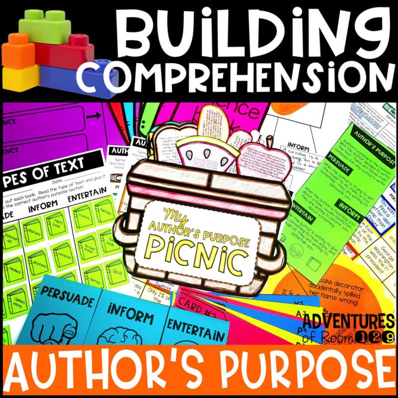 Author's Purpose Printables (Print &amp; Digital) - Ciera Harris Teaching