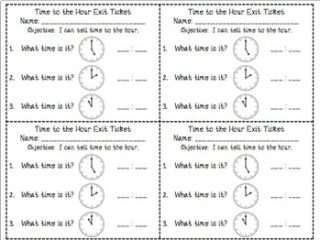 Math Exit Ticket Bundle - Ciera Harris Teaching