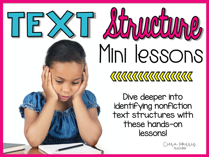 text structure mini lessons