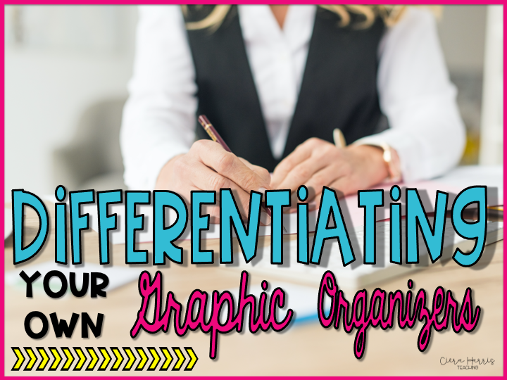 Differentiating with types or graphic organizers